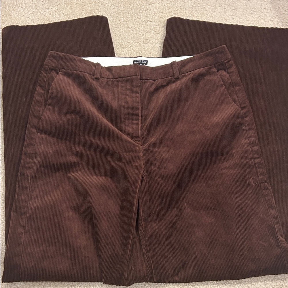 J Crew Wide-leg trouser in stretch corduroy - Picture 3 of 7